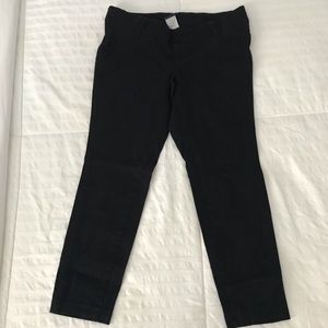 Black trouser, cropped, maternity